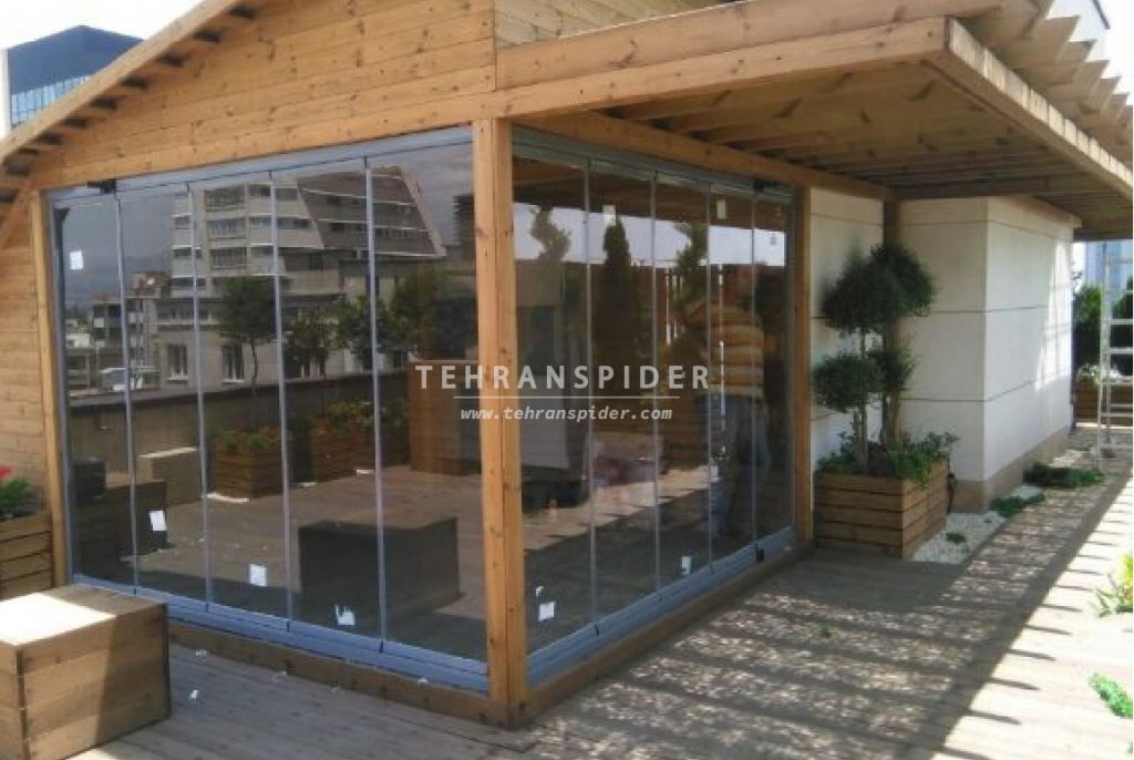 نرده شیشه ای بالکن