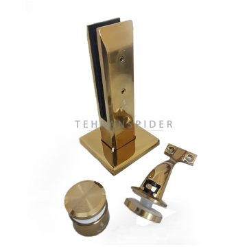 اسپیگات فیکسپوینت پایه دلفینی استیل طلایی